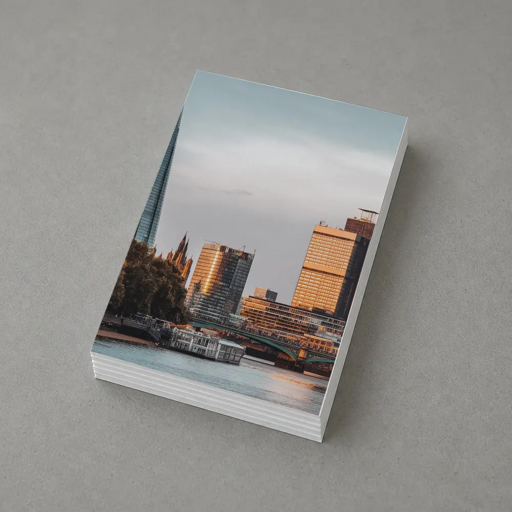 London Skyline Thames River Golden Hour – Postcards