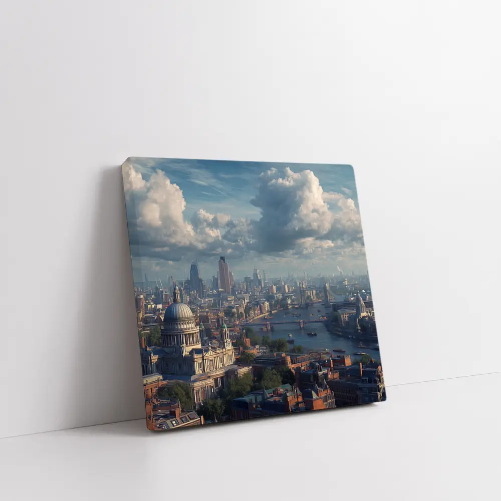 London Skyline St Pauls Cathedral River Thames – Wall Art
