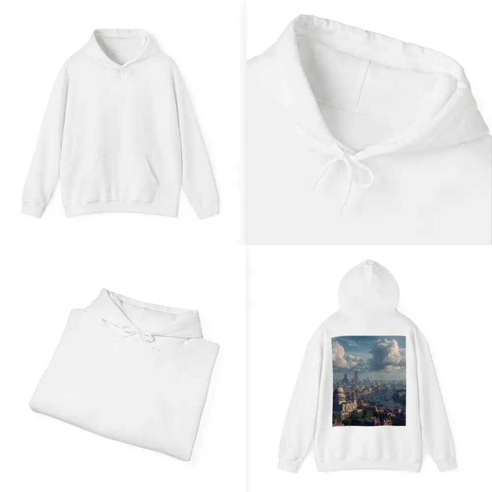 London Skyline St Pauls Cathedral River Thames – Hoodies