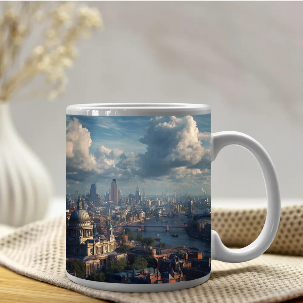 London Skyline St Pauls Cathedral River Thames – Mugs