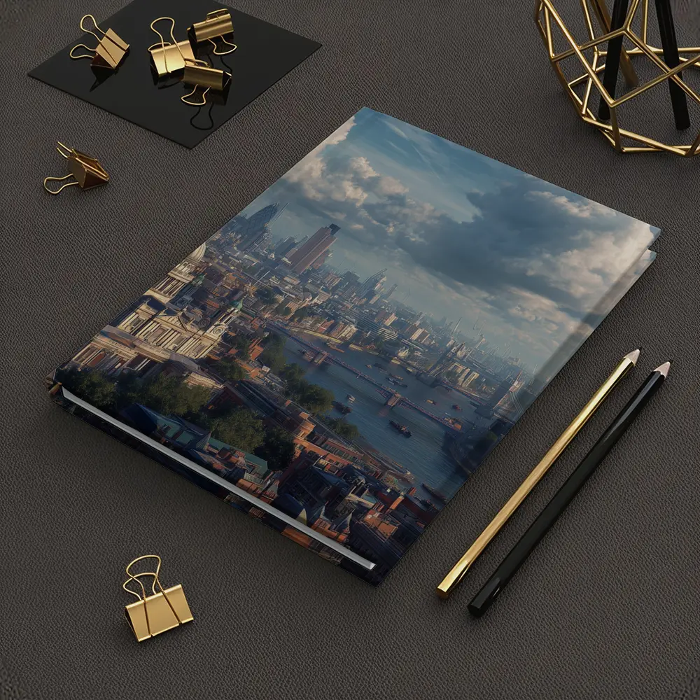 London Skyline St Pauls Cathedral River Thames – Notebooks