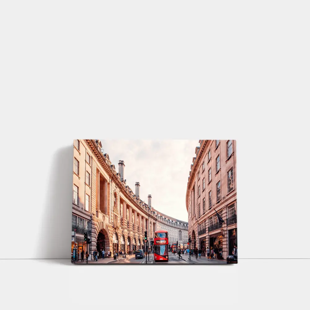 Regent Street London Red Double Decker Bus – Wall Art