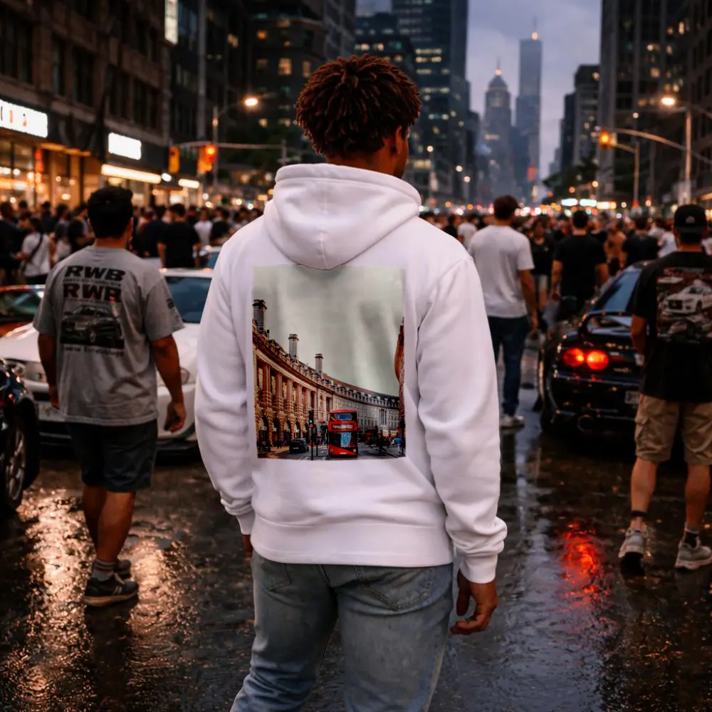 Regent Street London Red Double Decker Bus – Hoodies