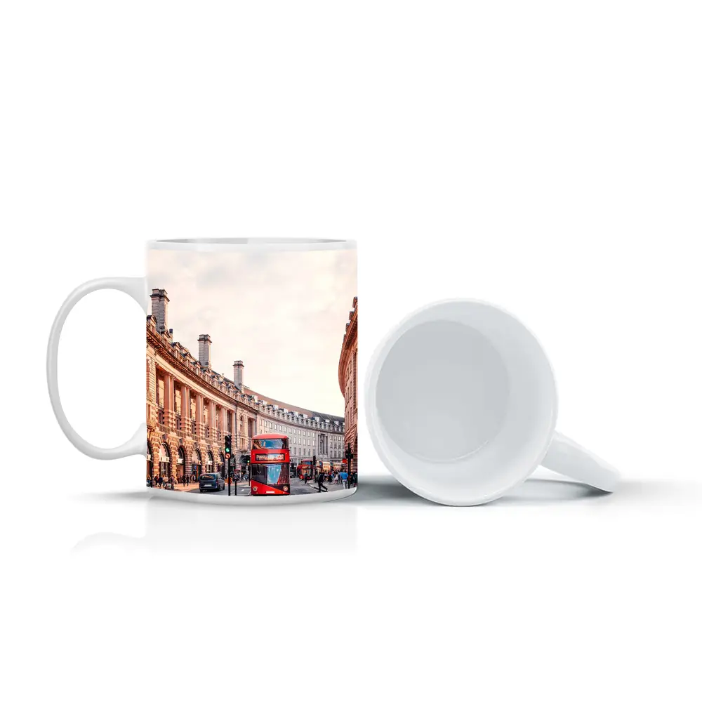 Regent Street London Red Double Decker Bus – Mugs