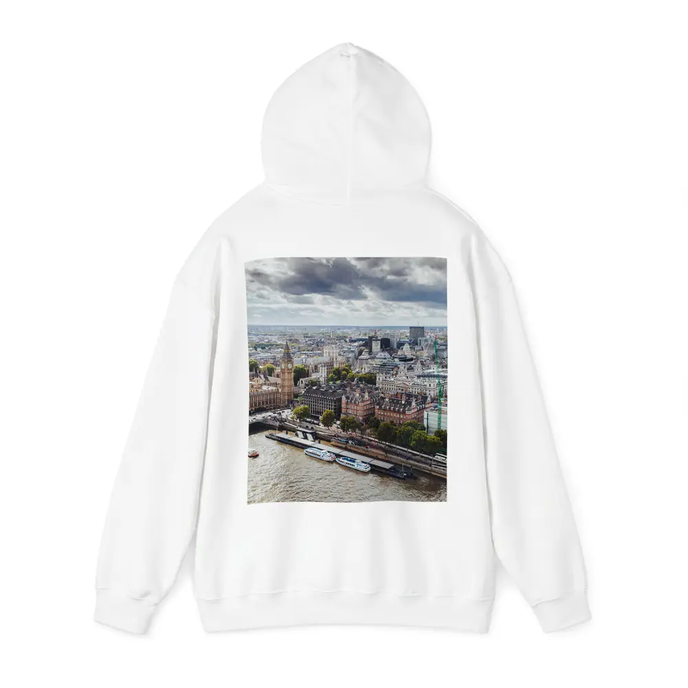London Westminster Thames River Aerial View – Hoodies