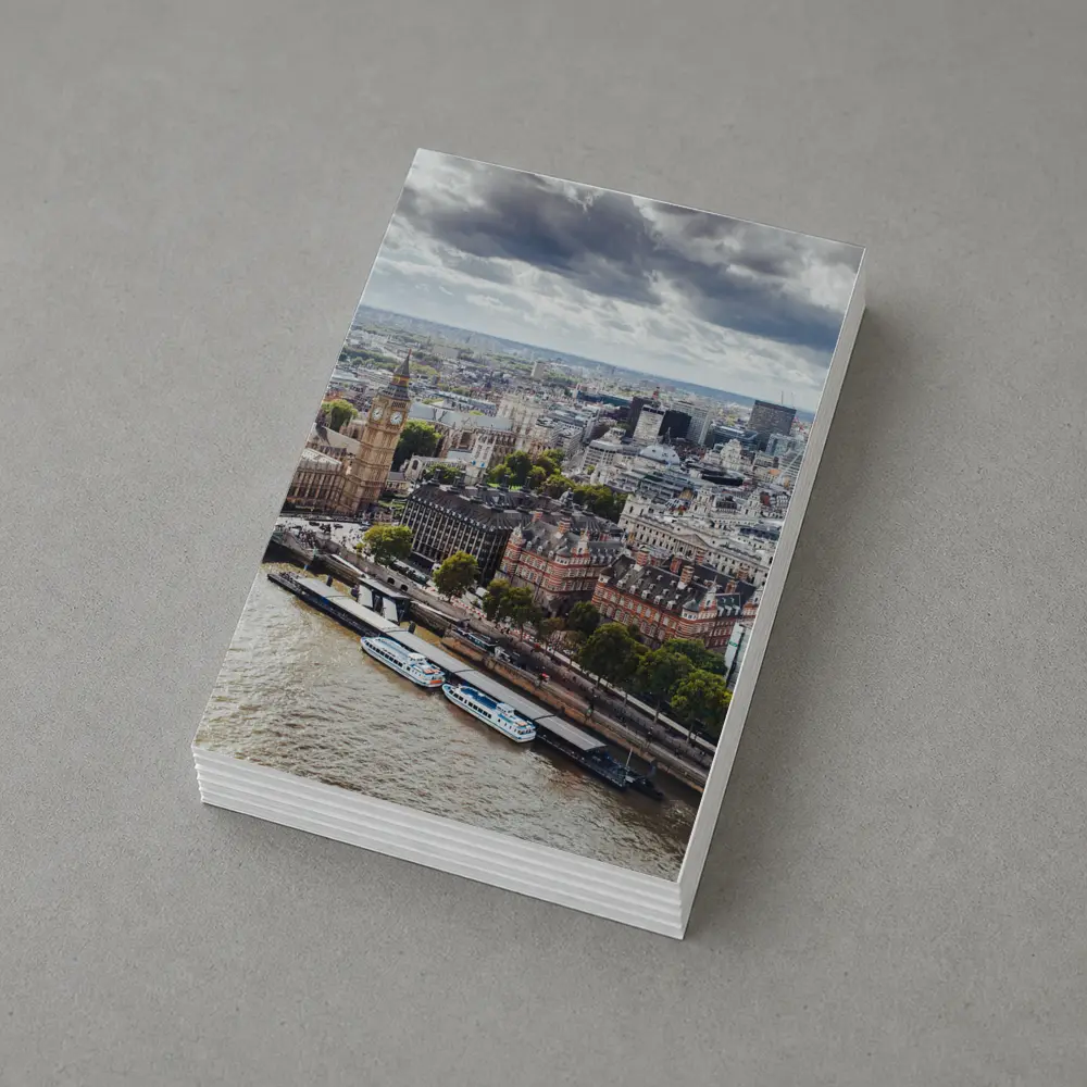 London Westminster Thames River Aerial View – Postcards