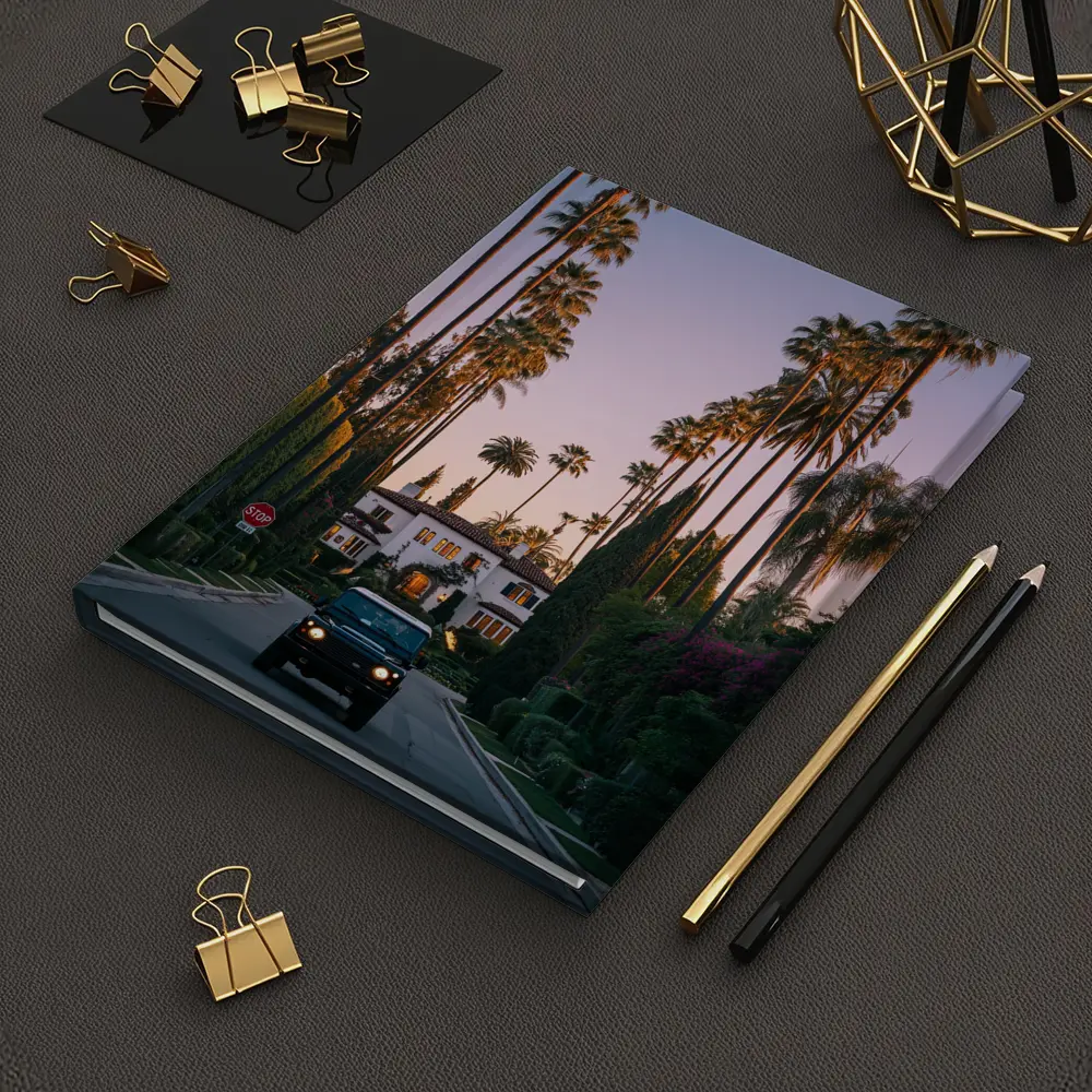 Hummer SUV Beverly Hills Palm Tree Street – Notebooks