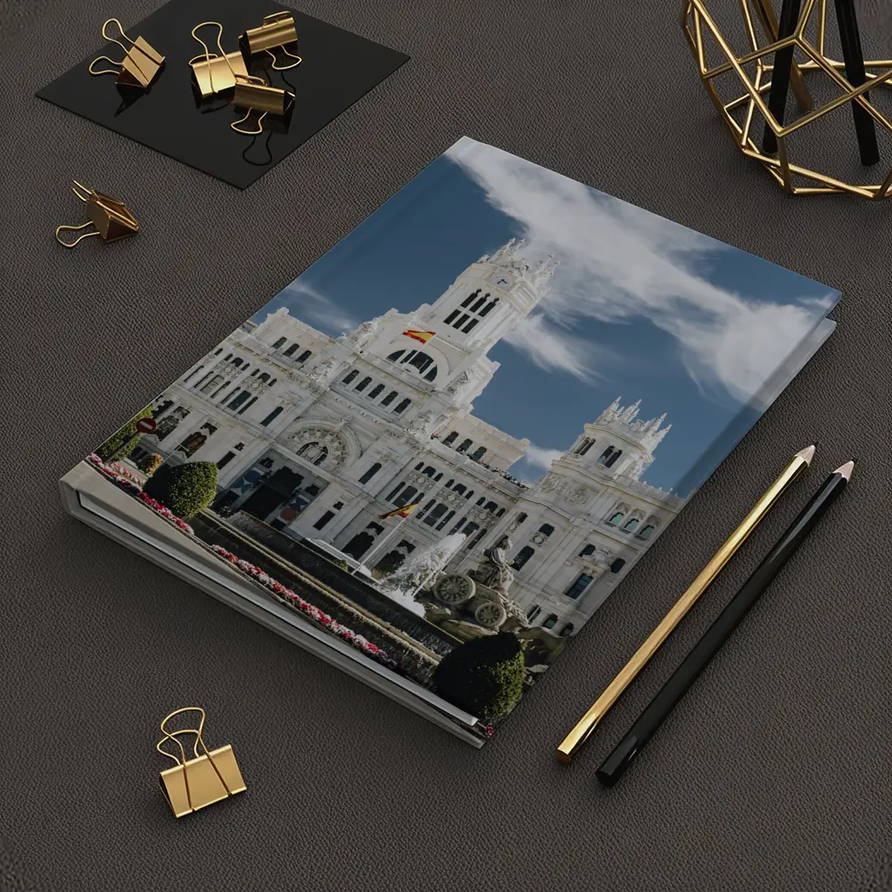 Cibeles Palace Madrid Spain Blue Sky – Notebooks