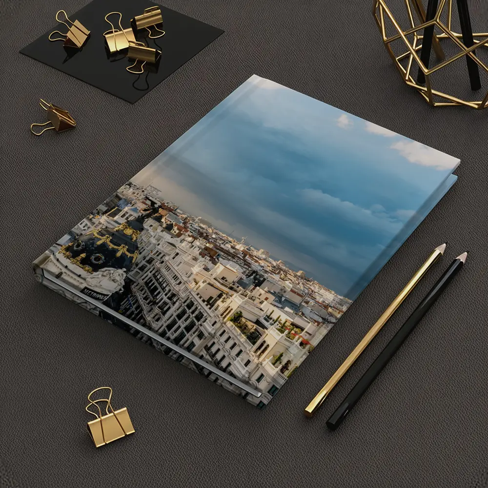 Madrid Spain Skyline Cloudy Sky Cityscape – Notebooks