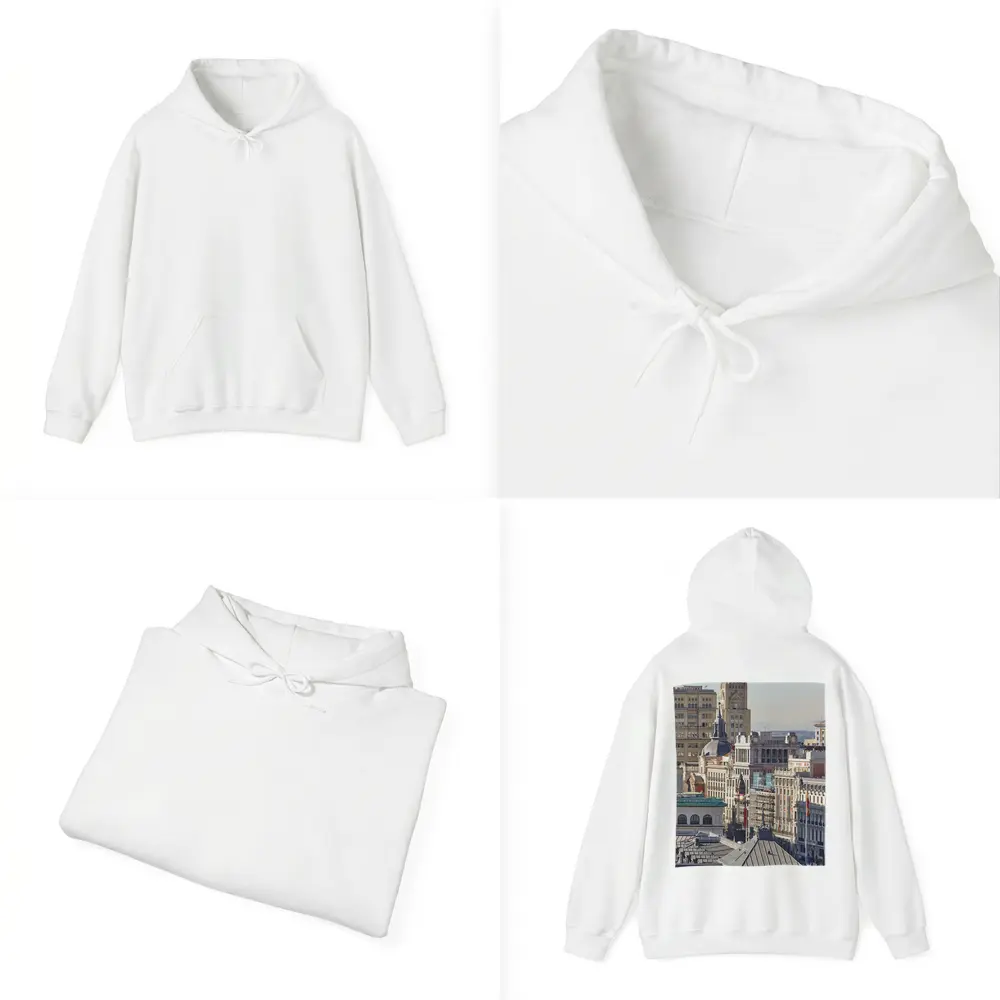 Madrid City Skyline Rooftop Architecture Spain – Hoodies