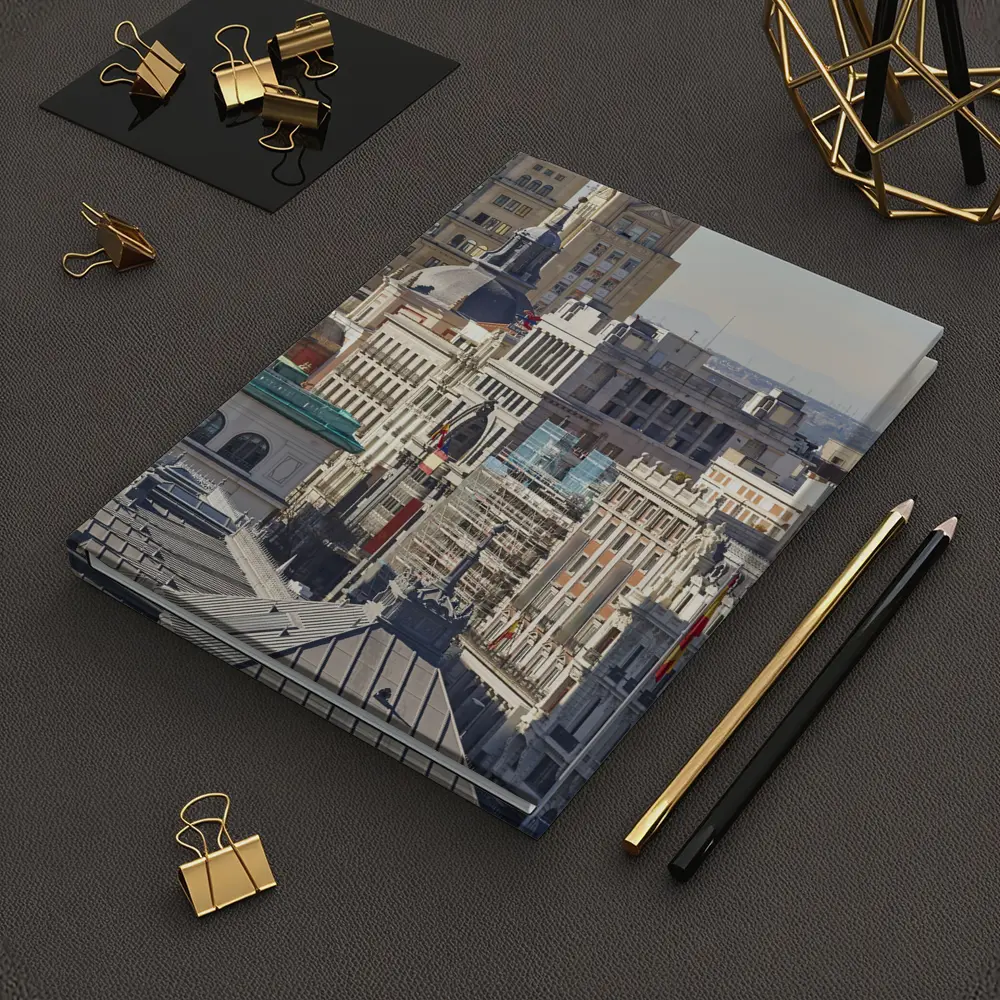 Madrid City Skyline Rooftop Architecture Spain – Notebooks