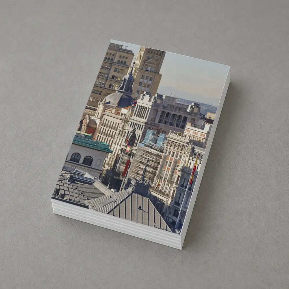 Madrid City Skyline Rooftop Architecture Spain – Postcards