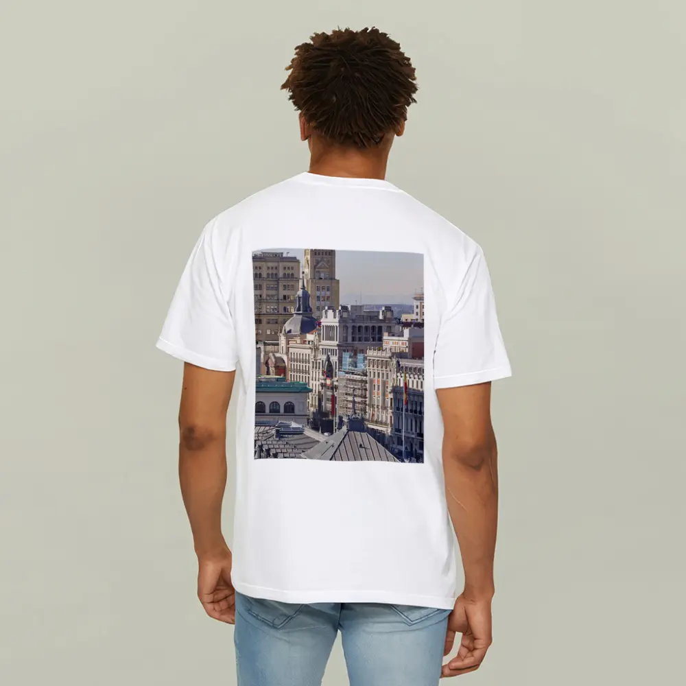 Madrid City Skyline Rooftop Architecture Spain – T-Shirts