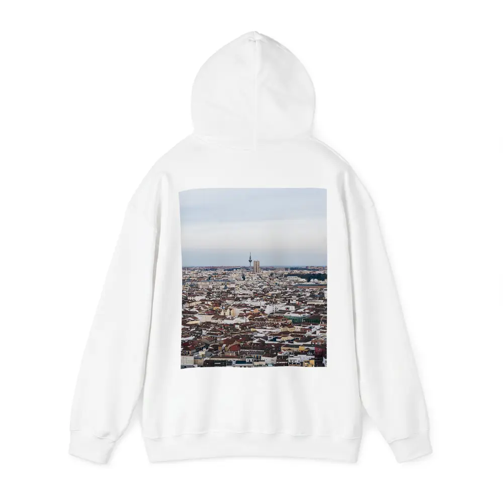 Madrid City Skyline Aerial Rooftop View – Hoodies