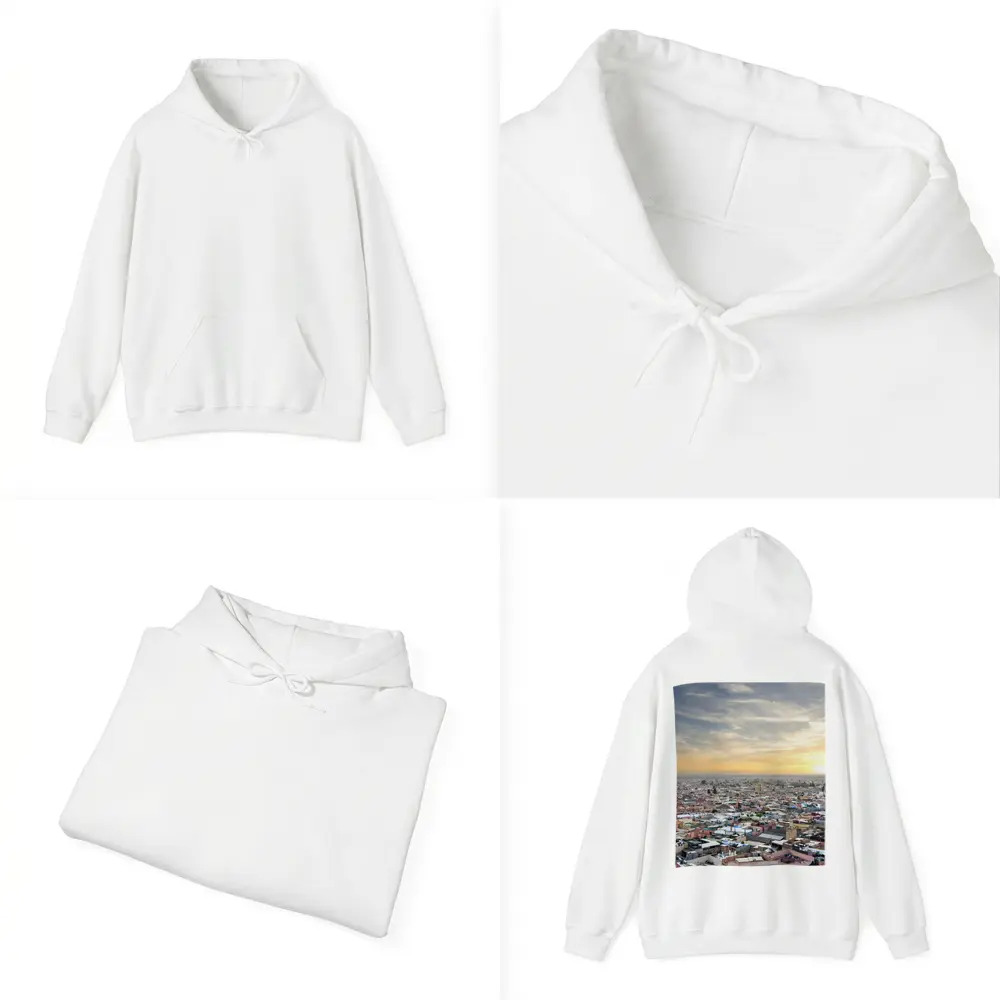 Marrakech Morocco City Aerial Sunset View – Hoodies