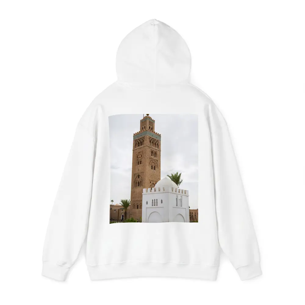 Koutoubia Mosque Minaret Marrakech Morocco Sky – Hoodies