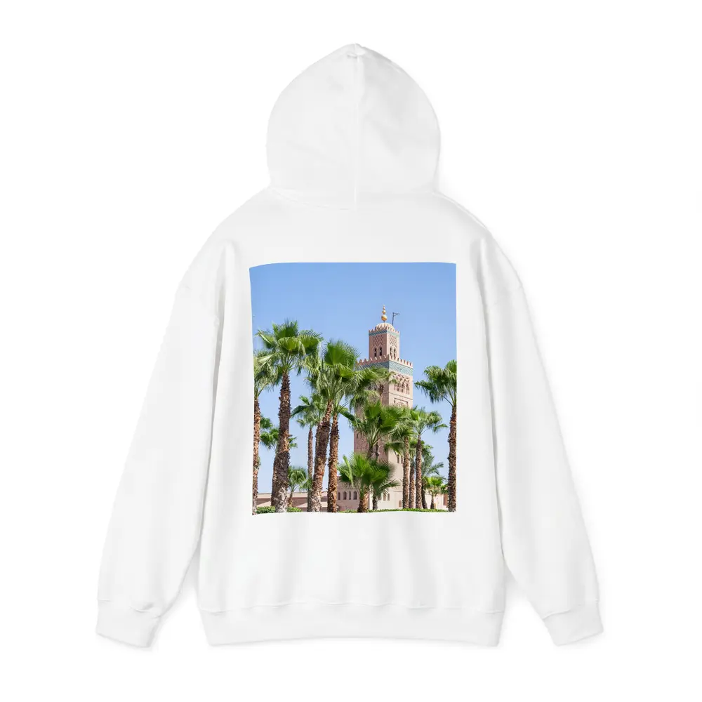 Koutoubia Mosque Minaret Palm Trees Marrakech – Hoodies