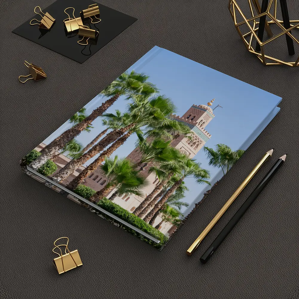 Koutoubia Mosque Minaret Palm Trees Marrakech – Notebooks