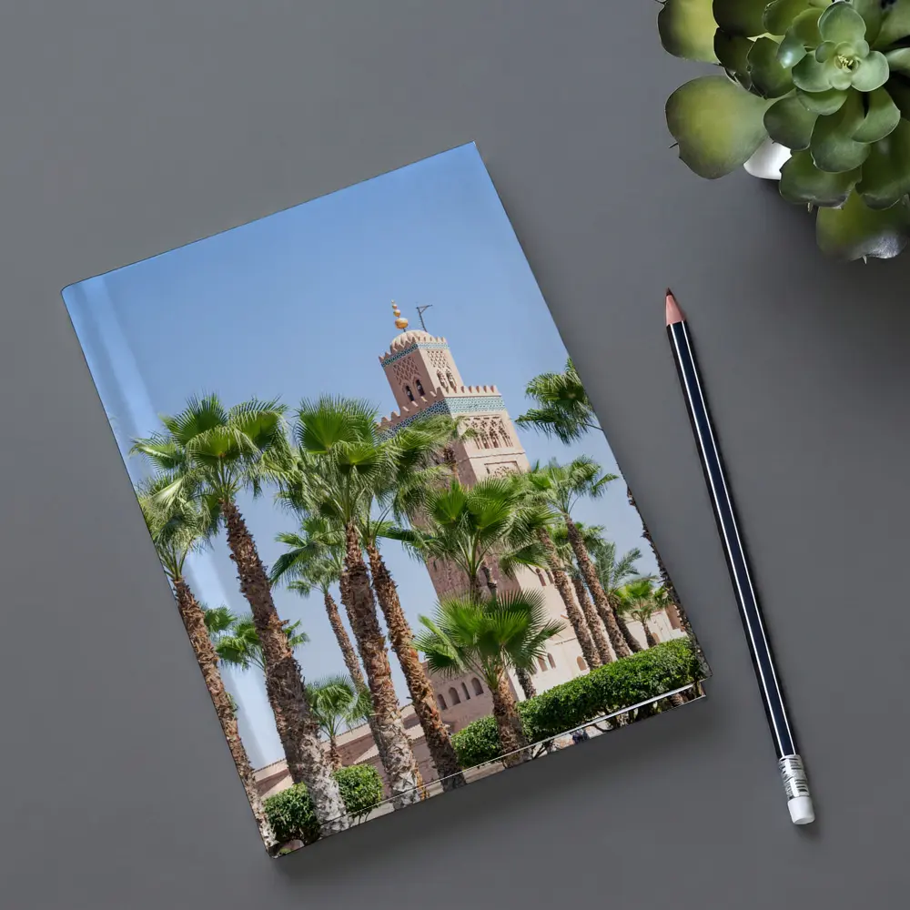 Koutoubia Mosque Minaret Palm Trees Marrakech – Notebooks