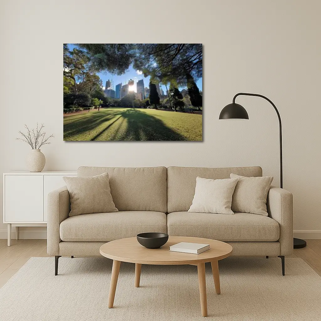 Sydney CBD Skyline Royal Botanic Garden – Wall Art