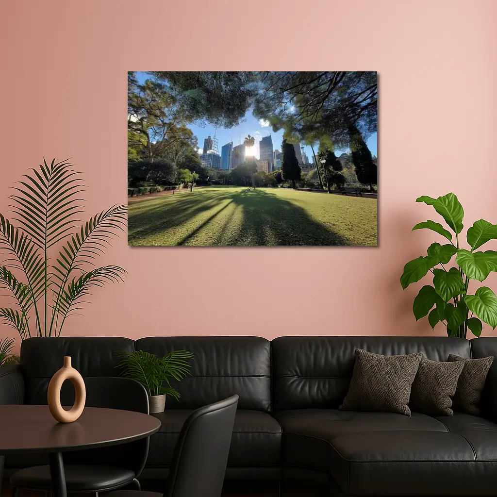 Sydney CBD Skyline Royal Botanic Garden – Wall Art