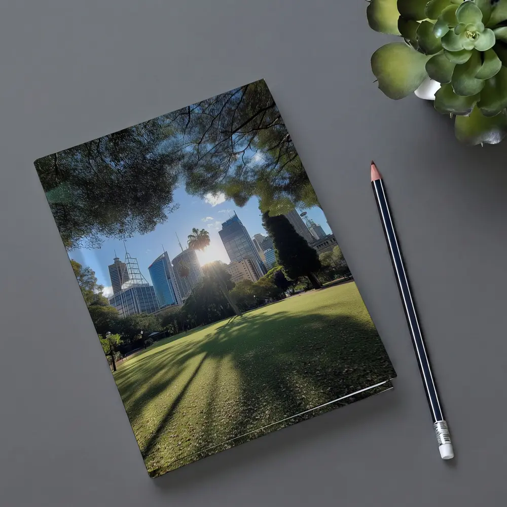 Sydney CBD Skyline Royal Botanic Garden – Notebooks