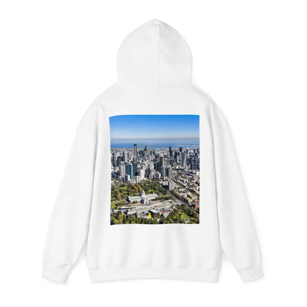 Melbourne Australia Aerial City Skyline View – Hoodies