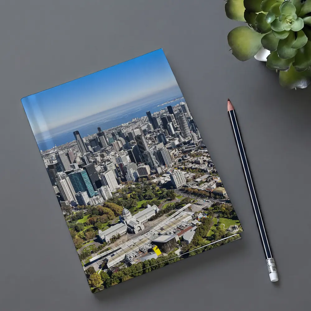 Melbourne Australia Aerial City Skyline View – Notebooks
