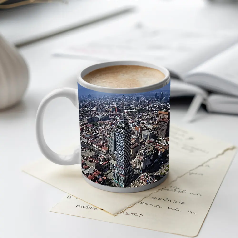 Mexico City Aerial Skyline Urban View – Mugs