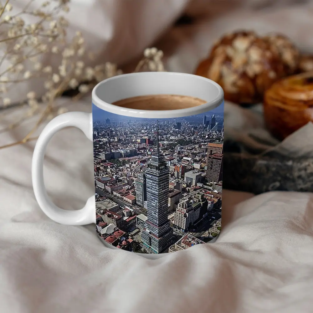 Mexico City Aerial Skyline Urban View – Mugs