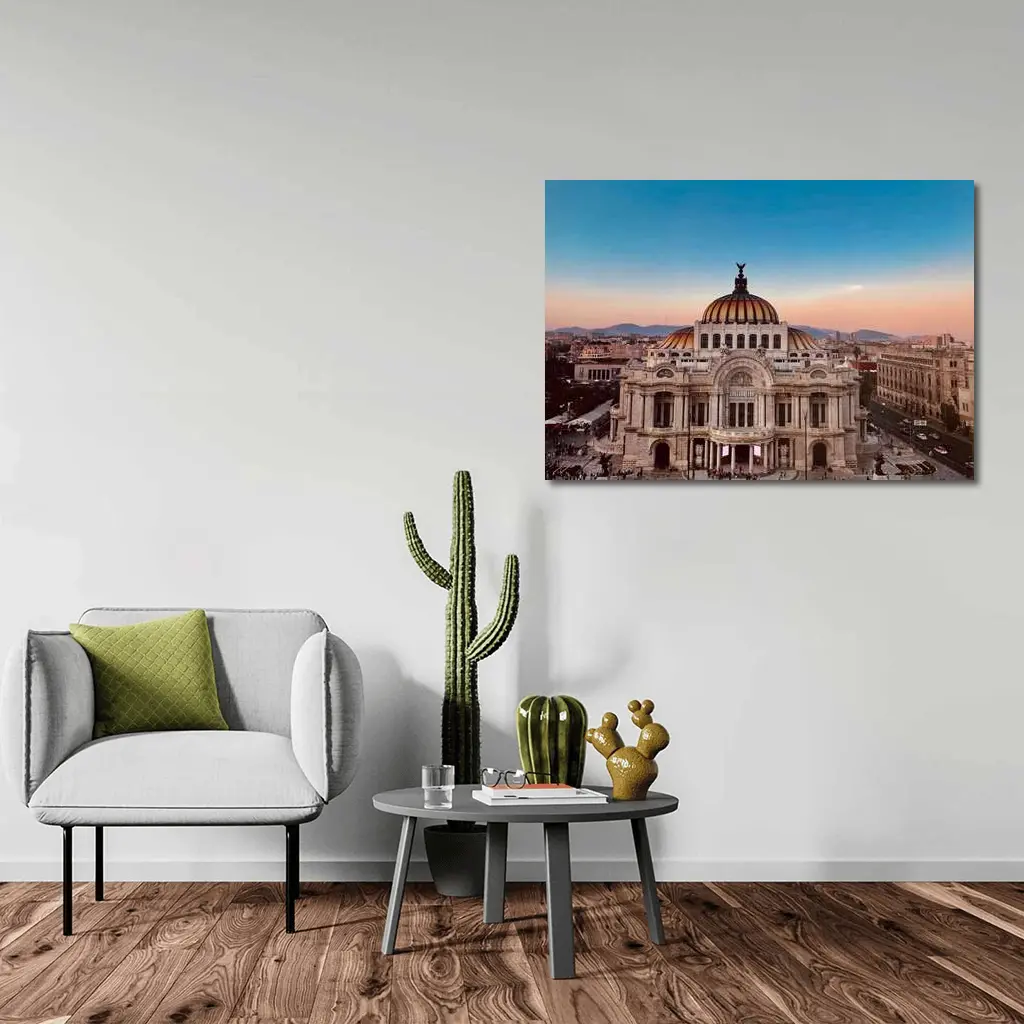 Palacio de Bellas Artes Mexico City Sunset – Wall Art