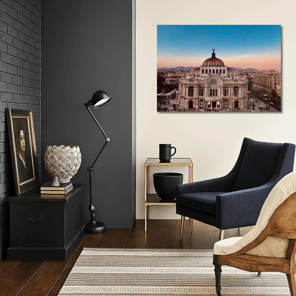 Palacio de Bellas Artes Mexico City Sunset – Wall Art