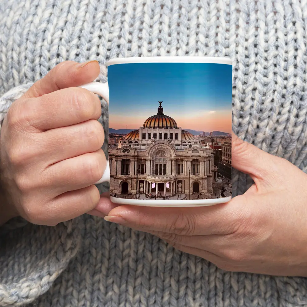 Palacio de Bellas Artes Mexico City Sunset – Mugs