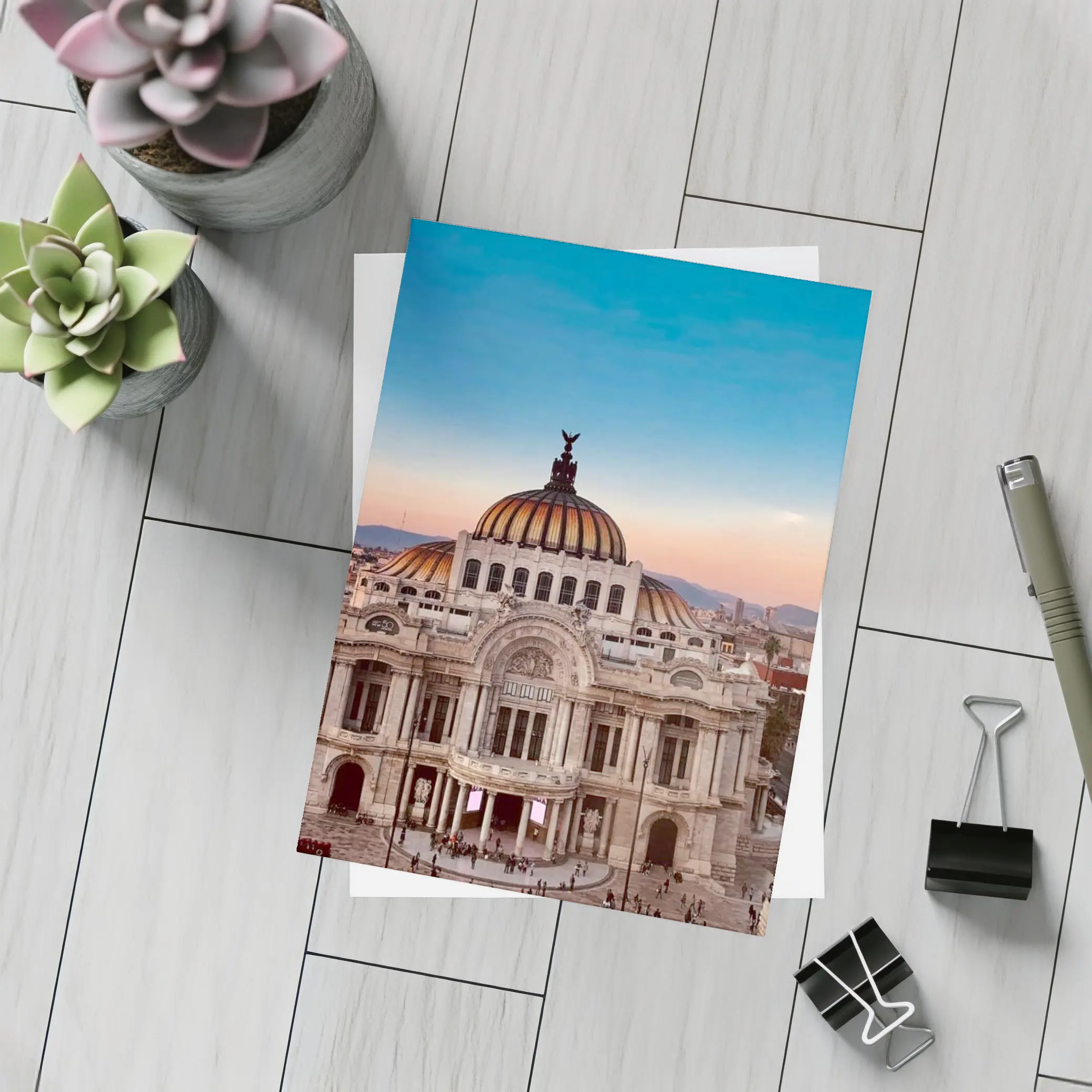 Palacio de Bellas Artes Mexico City Sunset – Postcards