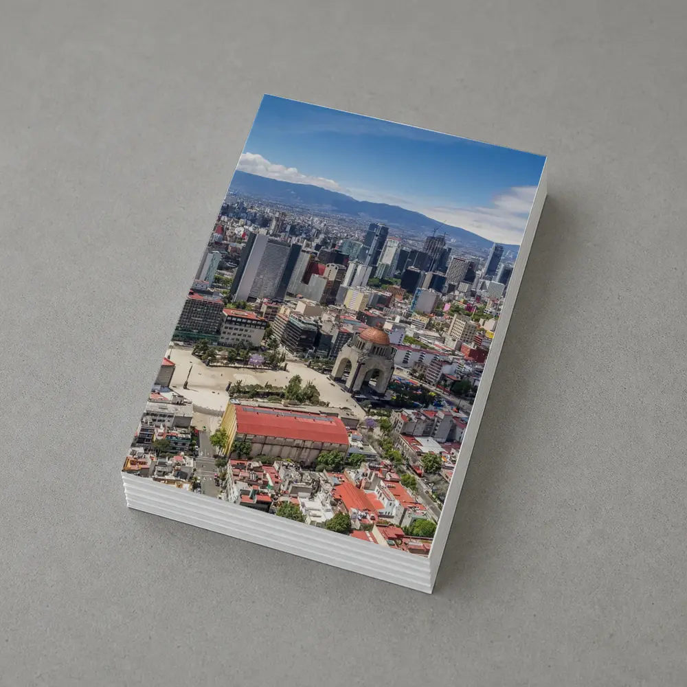 Mexico City Skyline Aerial View Mountains – Postcards