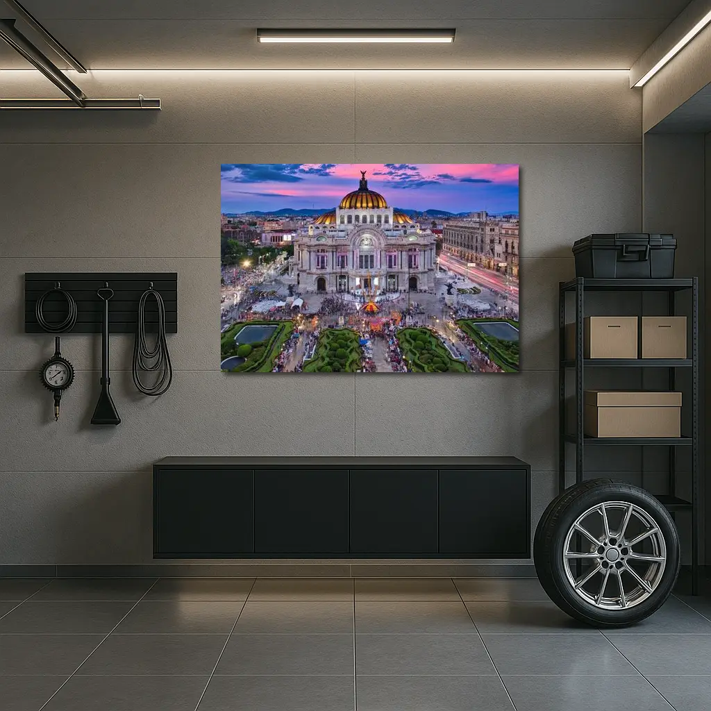 Palacio de Bellas Artes Mexico City Dusk – Wall Art