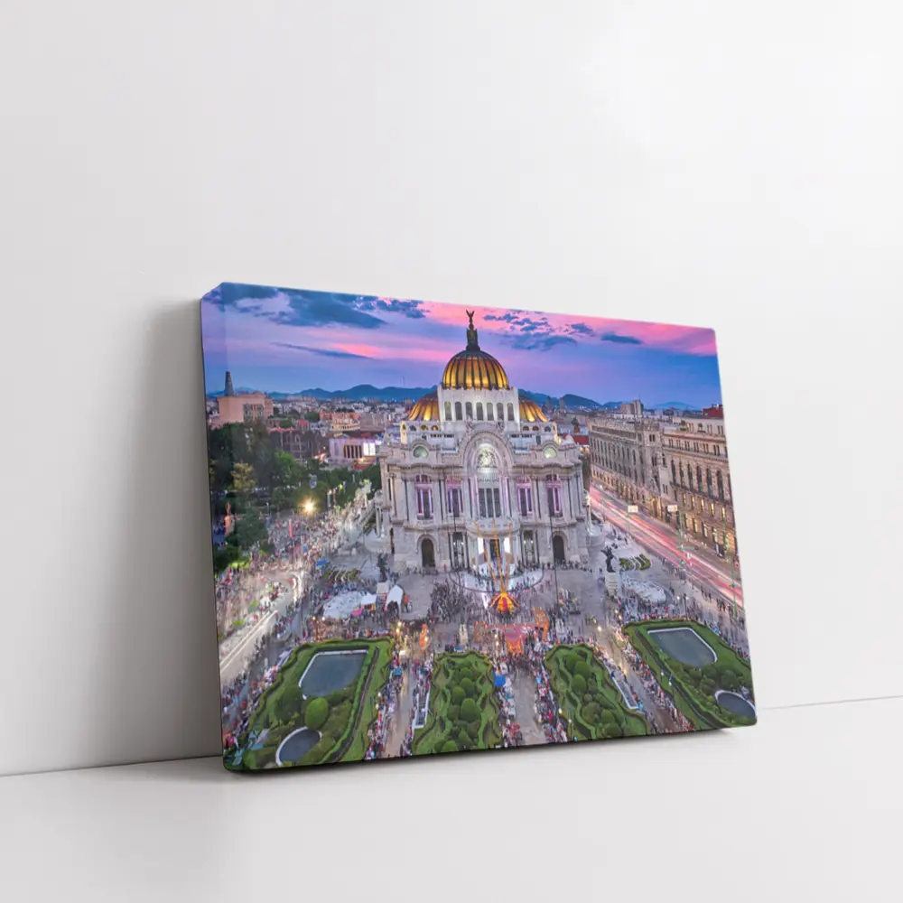 Palacio de Bellas Artes Mexico City Dusk – Wall Art