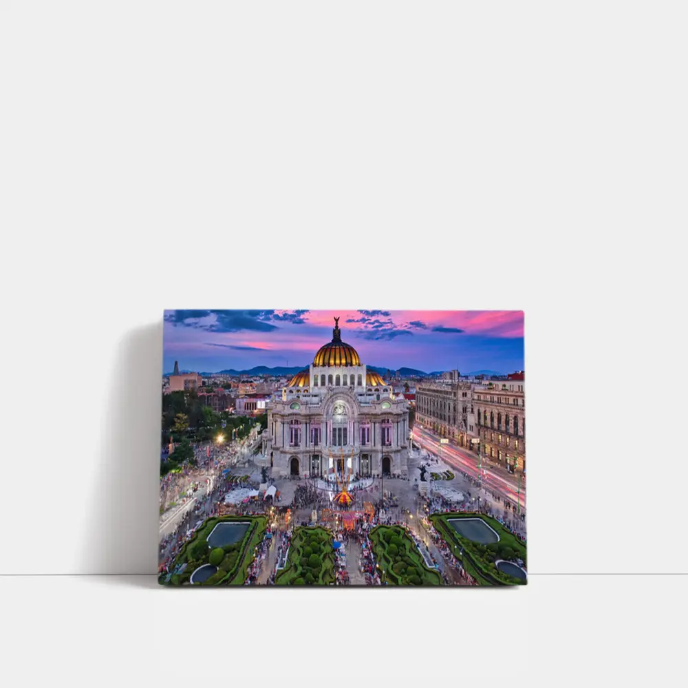 Palacio de Bellas Artes Mexico City Dusk – Wall Art