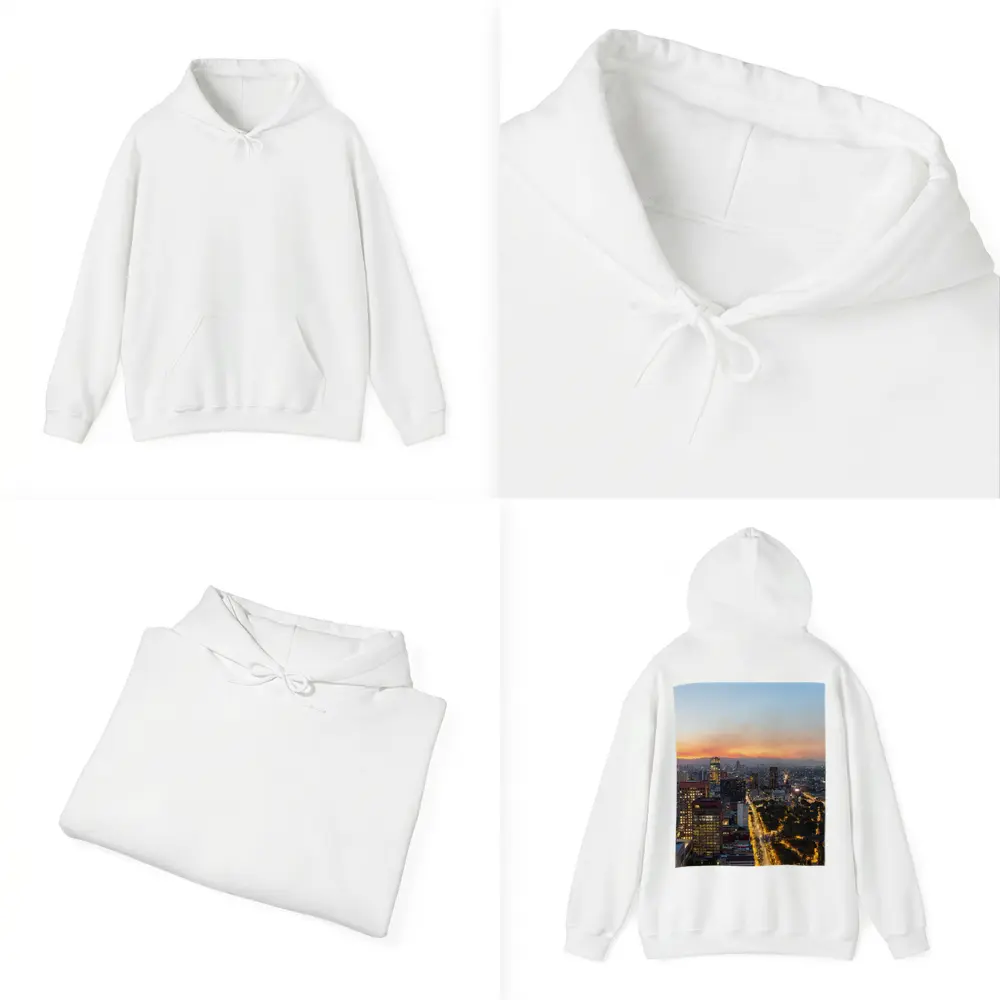 Mexico City Skyline at Sunset Aerial View – Hoodies