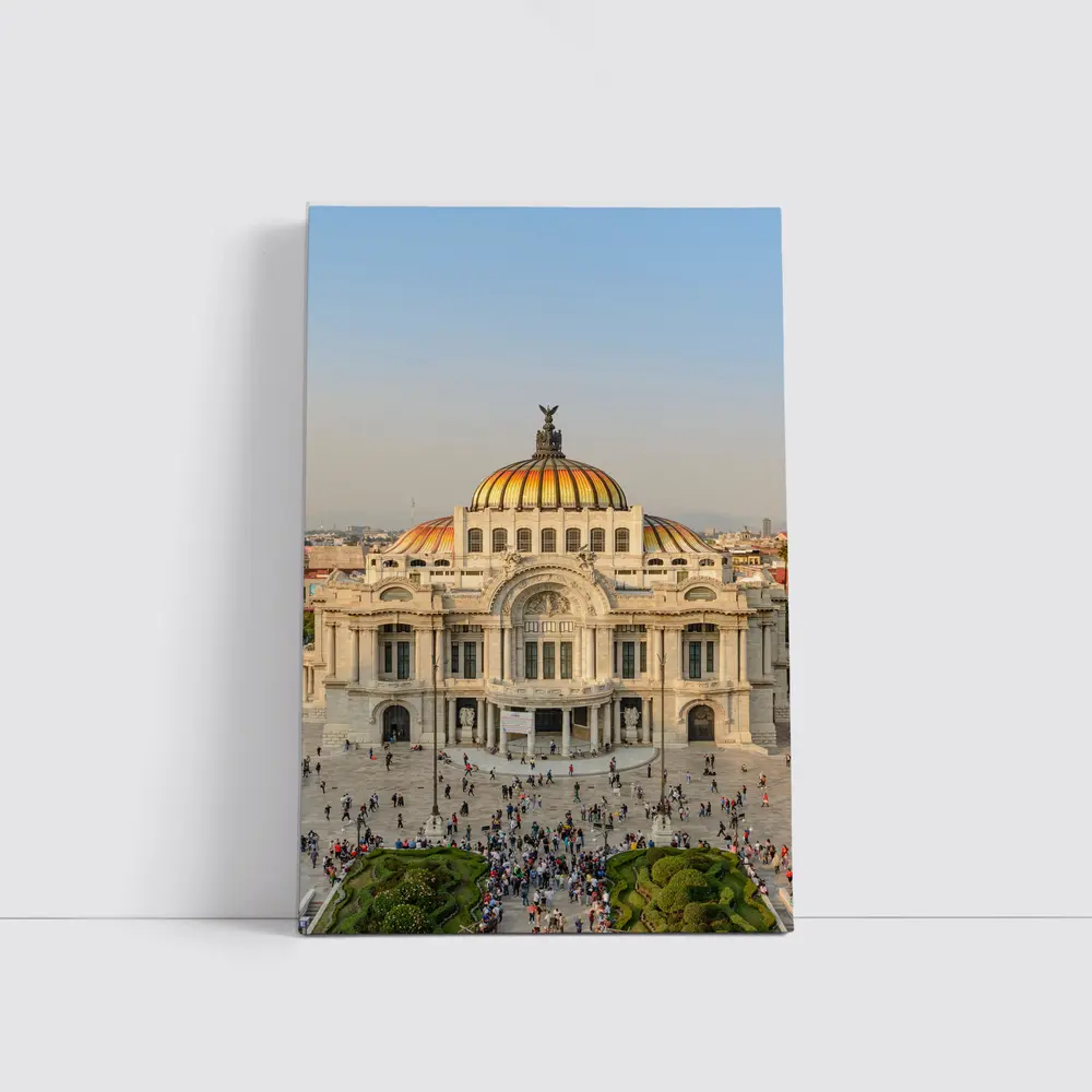 Palacio de Bellas Artes Mexico City Aerial – Wall Art