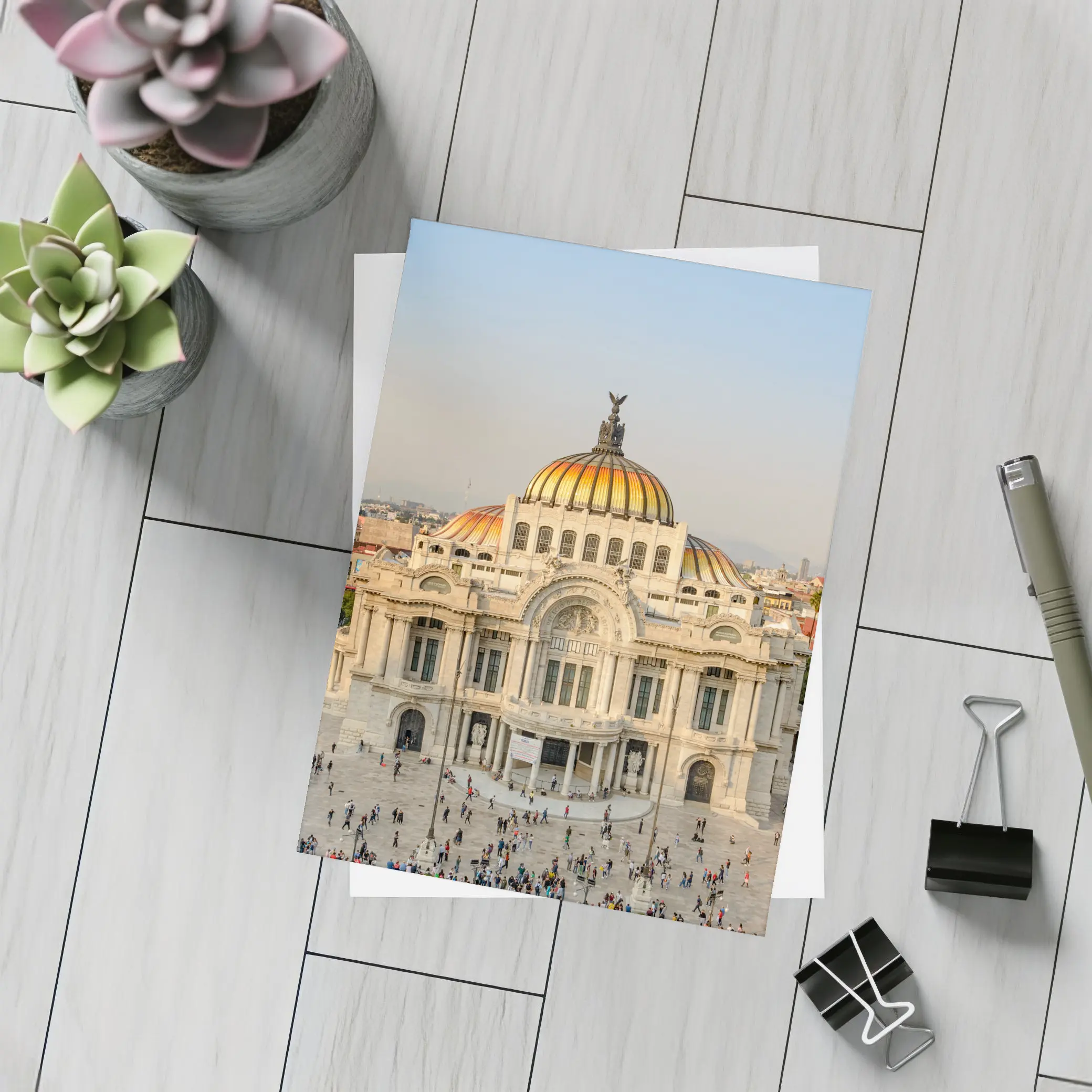 Palacio de Bellas Artes Mexico City Aerial – Postcards