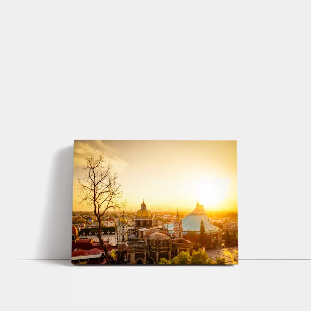 Basilica of Guadalupe Mexico City Sunset – Wall Art