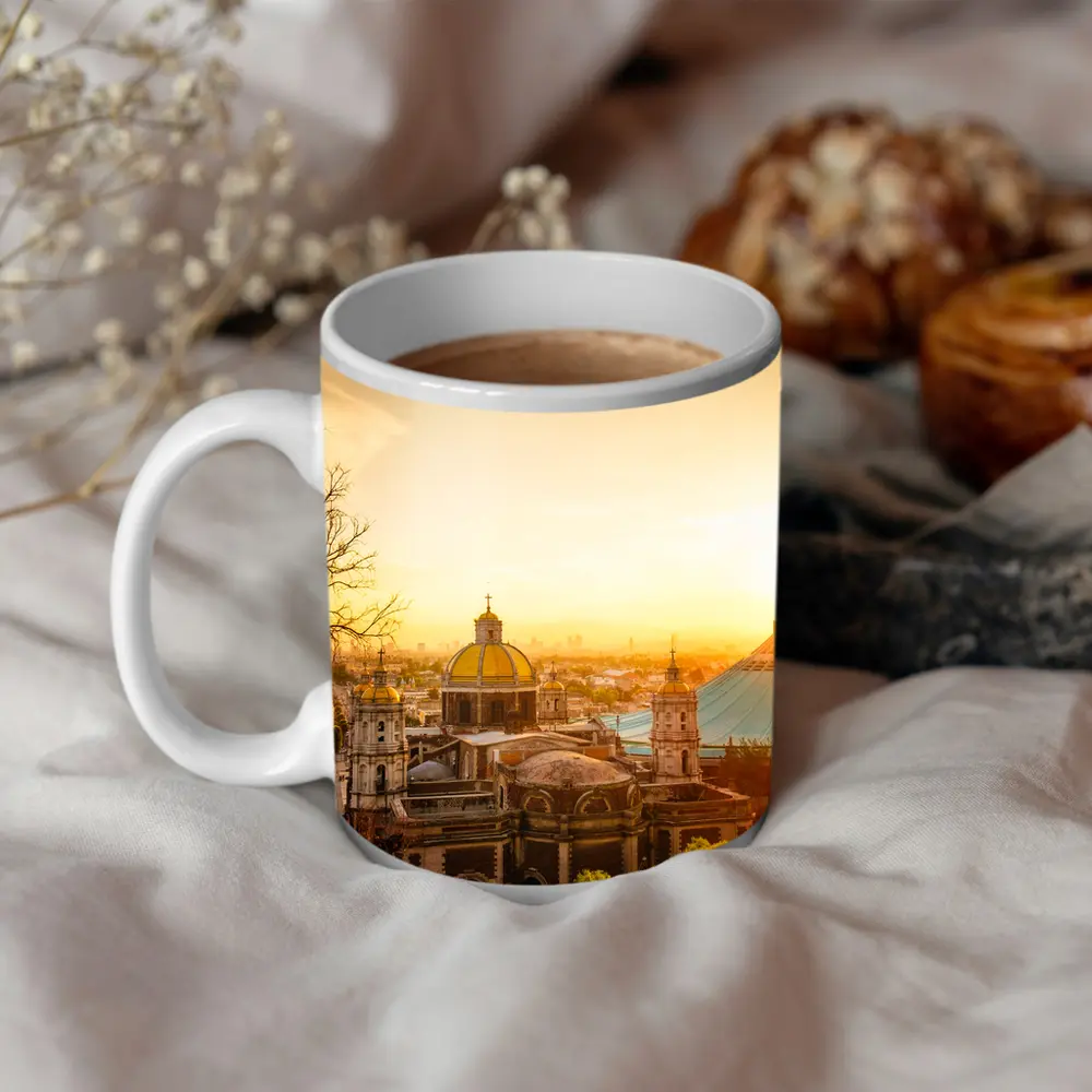 Basilica of Guadalupe Mexico City Sunset – Mugs