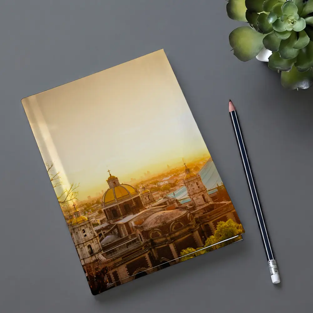 Basilica of Guadalupe Mexico City Sunset – Notebooks