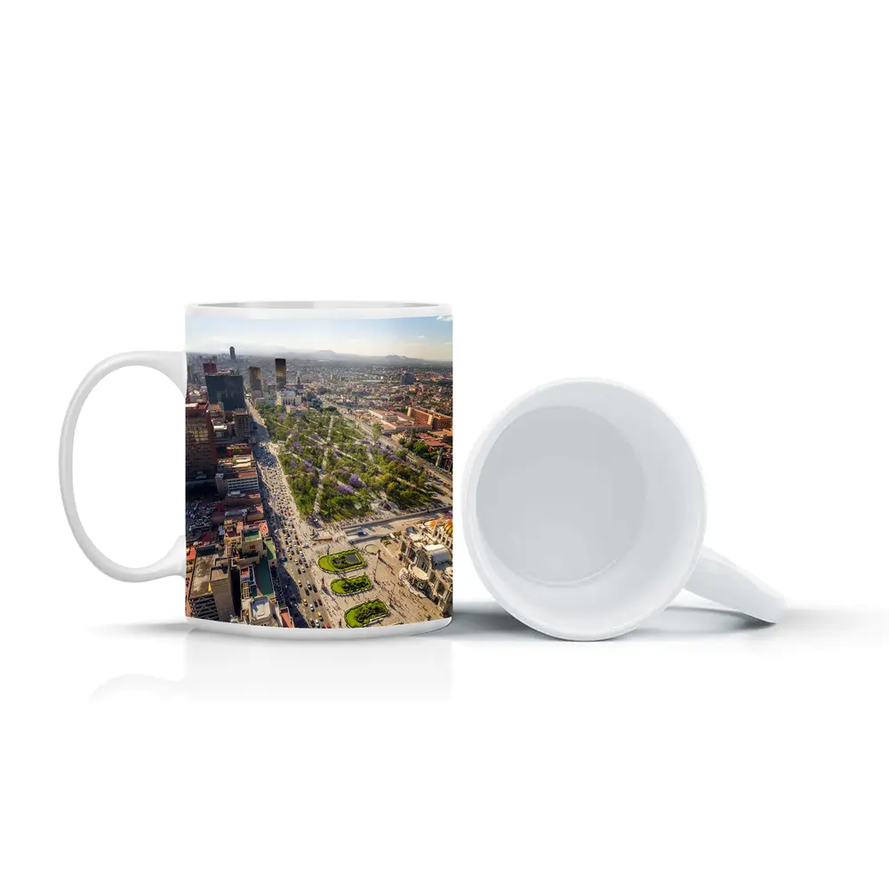 Mexico City Aerial View Palacio Bellas Artes – Mugs
