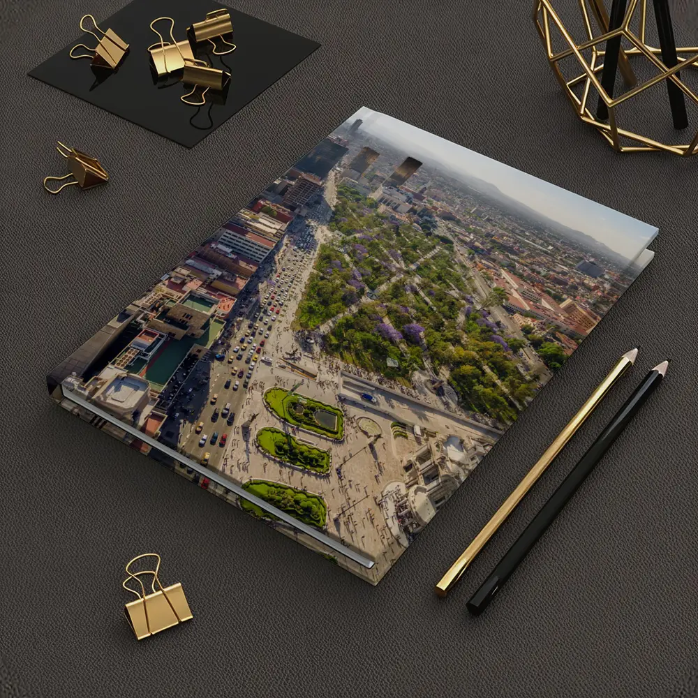 Mexico City Aerial View Palacio Bellas Artes – Notebooks