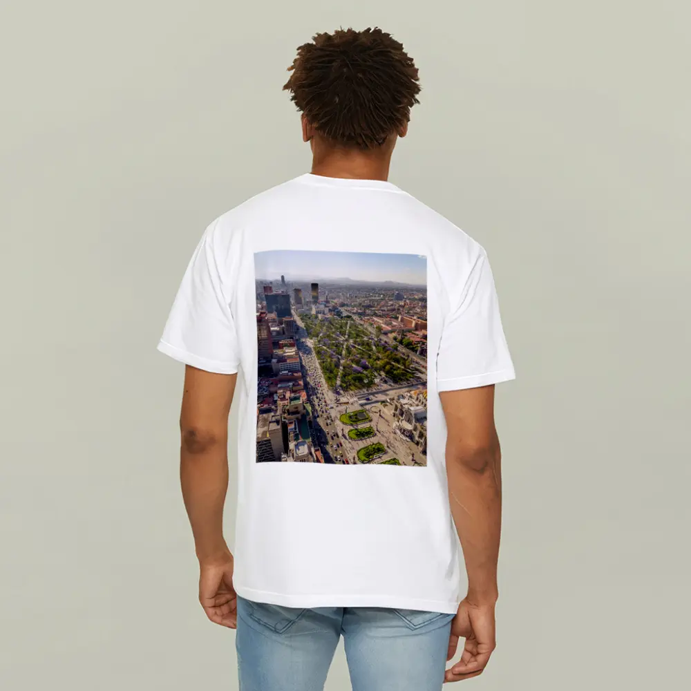 Mexico City Aerial View Palacio Bellas Artes – T-Shirts