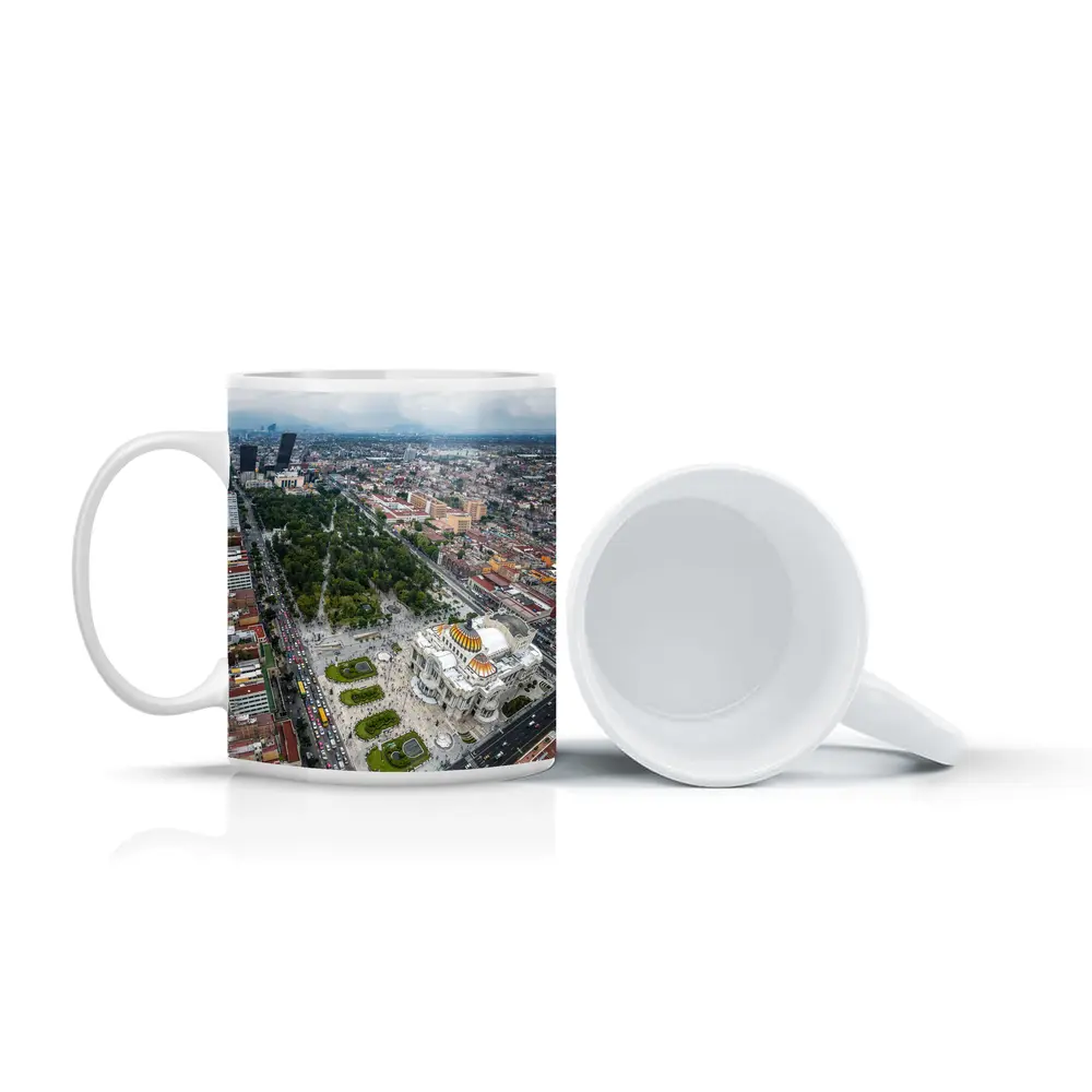 Mexico City Aerial View Palacio Bellas Artes – Mugs