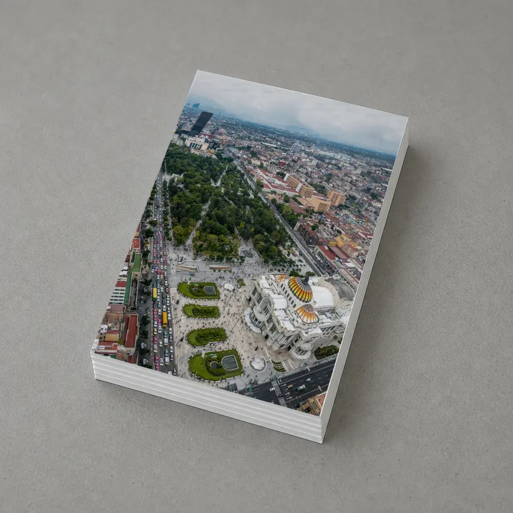 Mexico City Aerial View Palacio Bellas Artes – Postcards