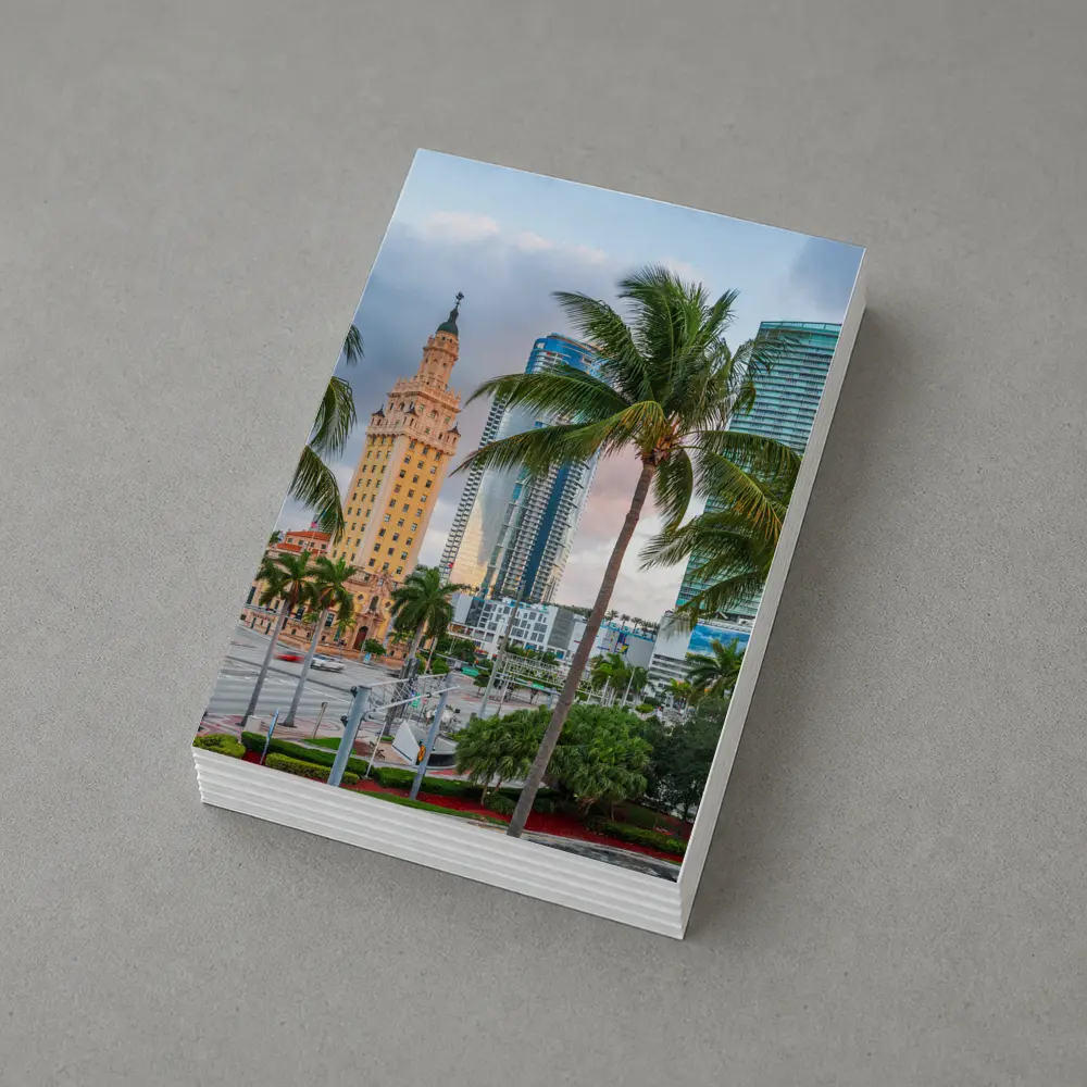 Miami Freedom Tower Palm Trees Skyline – Postcards
